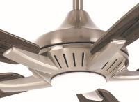 52"Ceiling Fan by Minka Aire - Dyno Collection, Brushed Nickel Finish - F1000-BN