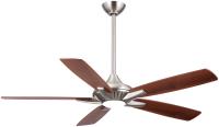 52"Ceiling Fan by Minka Aire - Dyno Collection, Brushed Nickel Finish - F1000-BN