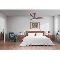 52"Ceiling Fan by Minka Aire - Light Wave Collection, Distressed Koa Finish - F844-DK