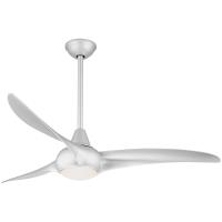 52"Ceiling Fan by Minka Aire - Light Wave Collection, Silver Finish - F844-SL