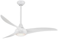 52"Ceiling Fan by Minka Aire - Light Wave Collection, White Finish - F844-WH