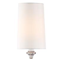Two Light Wall Sconce by Crystorama - Sylvan Collection, Polished Nickel Finish - 2242-PN