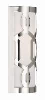 One Light Wall Sconce by Crystorama - Jennings Collection, Polished Nickel Finish - 2262-PN
