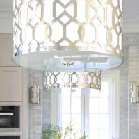 Five Light Chandelier by Crystorama - Jennings Collection, Polished Nickel Finish - 2266-PN