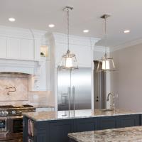 One Light Pendant by Crystorama - Sylvan Collection, Polished Nickel Finish - 2240-PN