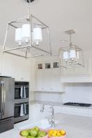 Four Light Chandelier by Crystorama - Sylvan Collection, Polished Nickel Finish - 2245-PN