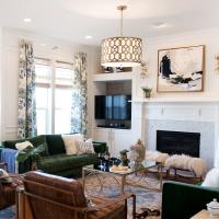Three Light Chandelier by Crystorama - Jennings Collection, Aged Brass Finish - 2265-AG