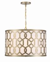 Five Light Chandelier by Crystorama - Jennings Collection, Aged Brass Finish - 2266-AG