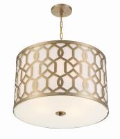 Five Light Chandelier by Crystorama - Jennings Collection, Aged Brass Finish - 2266-AG