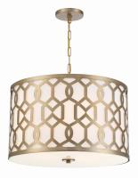 Five Light Chandelier by Crystorama - Jennings Collection, Aged Brass Finish - 2266-AG