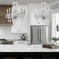 Six Light Chandelier by Crystorama - Traditional Crystal Collection, Polished Chrome Finish - 5086-CH-CL-MWP