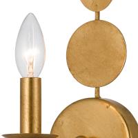 One Light Wall Sconce by Crystorama - Layla Collection, Antique Gold Finish - 541-GA