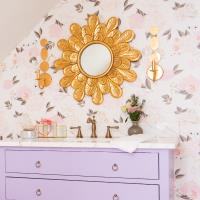 One Light Wall Sconce by Crystorama - Layla Collection, Antique Gold Finish - 541-GA