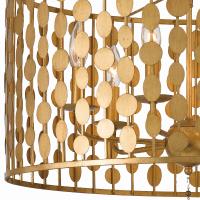 Six Light Chandelier by Crystorama - Layla Collection, Antique Gold Finish - 546-GA