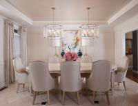 Six Light Chandelier by Crystorama - Carson Collection, Polished Nickel Finish - 8856-PN