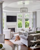 Six Light Chandelier by Crystorama - Carson Collection, Polished Nickel Finish - 8856-PN