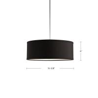 Three Light Pendant by Kuzco Lighting - Gregory Collection, Black Finish - 41073B