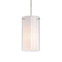One Light Pendant by Kuzco Lighting - Firenze Collection, White Finish - 41311W