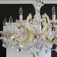 12 Light Chandelier by Crystorama - Maria Theresa Collection, Gold Finish - 4479-GD-CL-MWP
