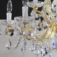 12 Light Chandelier by Crystorama - Maria Theresa Collection, Gold Finish - 4479-GD-CL-MWP