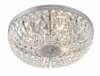 Three Light Flush Mount by Crystorama - Waltham Collection, Polished Chrome Finish - 716-CH-CL-MWP