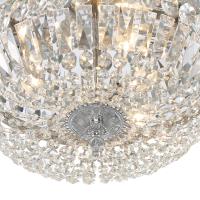 Three Light Flush Mount by Crystorama - Waltham Collection, Polished Chrome Finish - 716-CH-CL-MWP