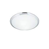 One Light Flush Mount by Kuzco Lighting - Malta Collection, Chrome Finish - 51561CH
