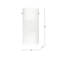Two Light Wall Sconce by Kuzco Lighting - Hudson Collection, Opal Glass Finish - 60332