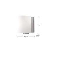 One Light Vanity by Kuzco Lighting - Bridgewater Collection, Brushed Nickel Finish - 70231BN