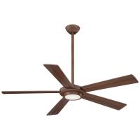 52"Ceiling Fan by Minka Aire - Sabot Collection, Distressed Koa Finish - F745-DK