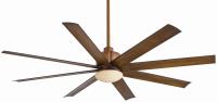 65" Ceiling Fan by Minka Aire - Slipstream Collection, Distressed Koa Finish - F888L-DK