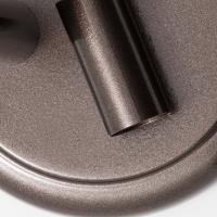 Six Light Flush Mount by Crystorama - Calypso Collection, Vibrant Bronze Finish - 138-VZ