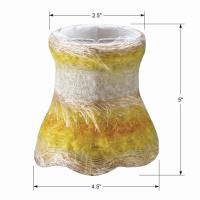 Light Shade by Crystorama - Mini Shade Collection, Yellow Finish - 26SH-YELLOW