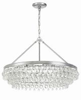 Six Light Chandelier by Crystorama - Calypso Collection, Polished Chrome Finish - 275-CH