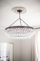 Six Light Chandelier by Crystorama - Calypso Collection, Vibrant Bronze Finish - 275-VZ