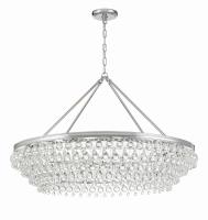 Eight Light Chandelier by Crystorama - Calypso Collection, Polished Chrome Finish - 278-CH