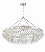 Eight Light Chandelier by Crystorama - Calypso Collection, Polished Chrome Finish - 278-CH