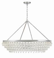 Eight Light Chandelier by Crystorama - Calypso Collection, Polished Chrome Finish - 278-CH