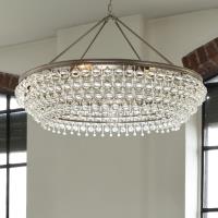 Eight Light Chandelier by Crystorama - Calypso Collection, Vibrant Bronze Finish - 278-VZ