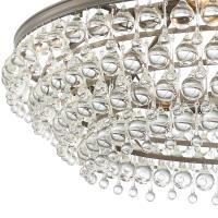 Eight Light Chandelier by Crystorama - Calypso Collection, Vibrant Bronze Finish - 278-VZ