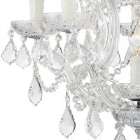 Six Light Mini Chandelier by Crystorama - Maria Theresa Collection, Polished Chrome Finish - 4405-CH-CL-I