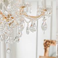 Nine Light Chandelier by Crystorama - Maria Theresa Collection, Gold Finish - 4408-GD-CL-MWP
