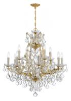 13 Light Chandelier by Crystorama - Maria Theresa Collection, Gold Finish - 4412-GD-CL-MWP