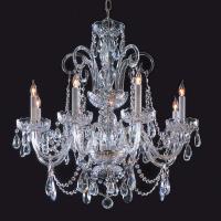 Eight Light Chandelier by Crystorama - Traditional Crystal Collection, Polished Chrome Finish - 5008-CH-CL-MWP