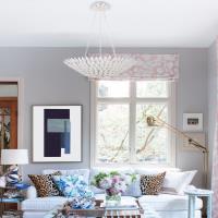 Six Light Chandelier by Crystorama - Broche Collection, Matte White Finish - 517-MT