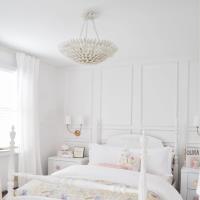 Six Light Chandelier by Crystorama - Broche Collection, Matte White Finish - 517-MT