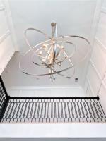 12 Light Chandelier by Crystorama - Luna Collection, Antique Silver Finish - 590-SA