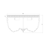 Three Light Flush Mount by Crystorama - Waltham Collection, Olde Brass Finish - 714-OB-GT-MWP