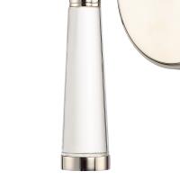 One Light Wall Sconce by Crystorama - Baxter Collection, Polished Nickel Finish - 8861-PN