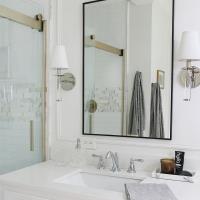 One Light Wall Sconce by Crystorama - Baxter Collection, Polished Nickel Finish - 8861-PN